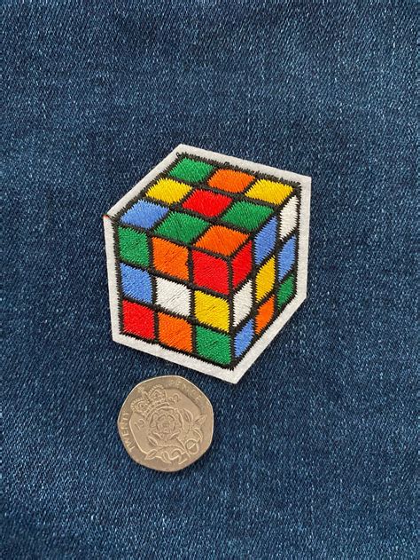 Rubiks Cube Patch Gaming Patch Kids Patch Vintage Patch Etsy