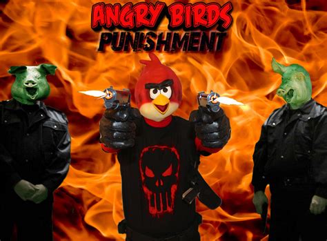 Angry Birds Punisher Poster By Cavaliercory On Deviantart
