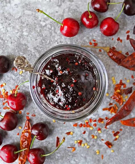 Easy Vegan Chili Cherry Sauce Recipe Savory Spin