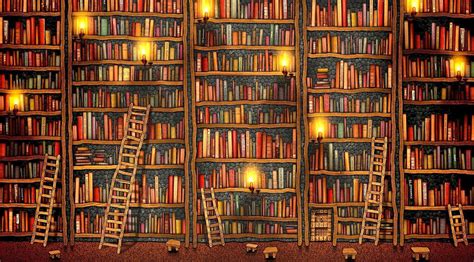 Vintage Library Wallpapers Wallpaper Cave