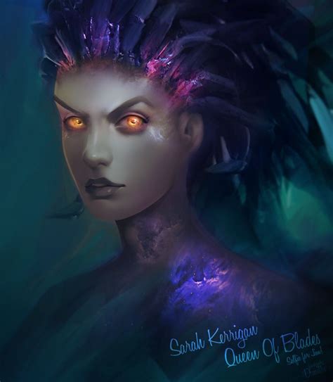 Jakubowski Dimitri Sarah Kerrigan Starcraft Fan Art