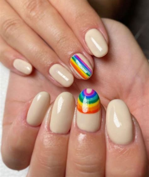 Trendy Rainbow Nail Art Designs For Summer Style Vp