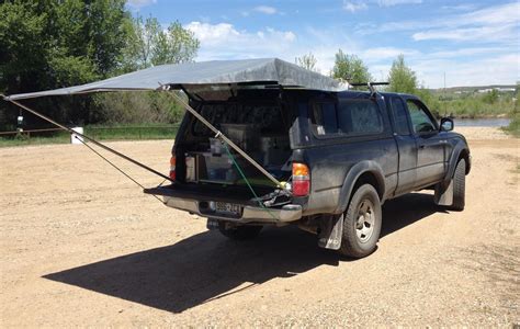 ⭐️👉use Of Polestensioning Wo Ropes Truck Bed Camping Truck Tent