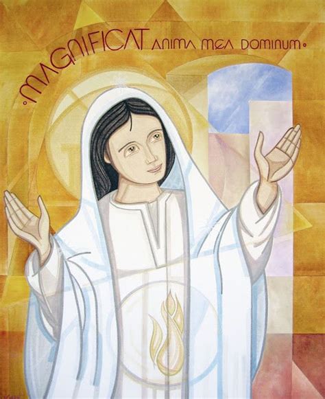 Mallinista María Magnificat Realizado En Ella Imagenes De Cristo