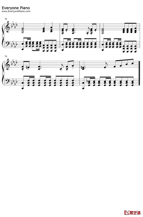 Never Back Down钢琴谱-Two Steps From Hell-看琴谱网