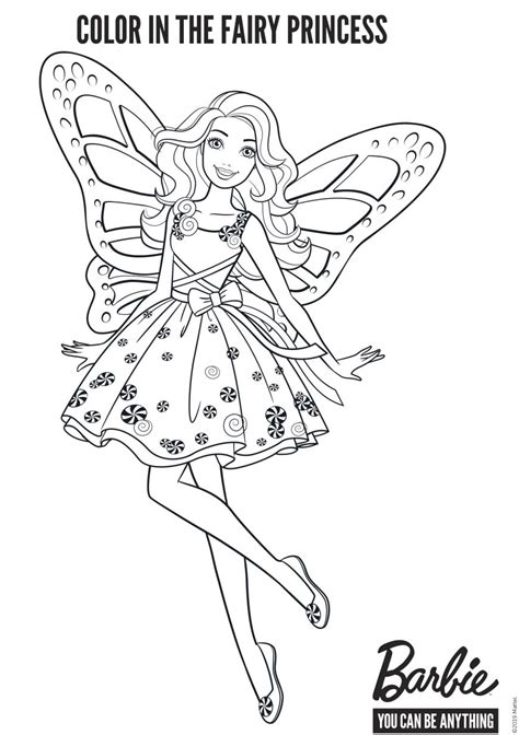 Barbie New Coloring Pages With Fun Activity For Kids Barbie Coloring
