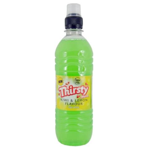 Thirsty Original Kiwi And Lemon Flavour Still Drink 500ml