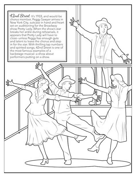 Broadway Coloring Pages At Getcolorings Com Free Prin