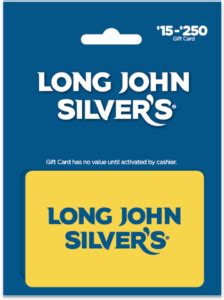 Jun 27, 2018 · are you looking for a great deal on a restaurant gift card? Long John Silver's Gift Cards - Long John Silver's Member ...