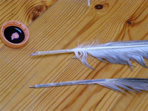 How To Make A Feather Quill 2 Ways Instructables
