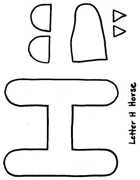 Students play some fun alphabet games and activities, sing a song, do worksheets and read an alphabet story. Letter H Horse Craft | All Kids Network