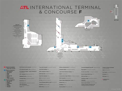 Atl International Airport Map Atl International Airport Map Vrogue