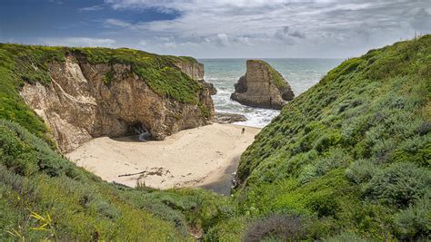 Shark Tooth Cove California Looking West Photograph By M Burton Brown