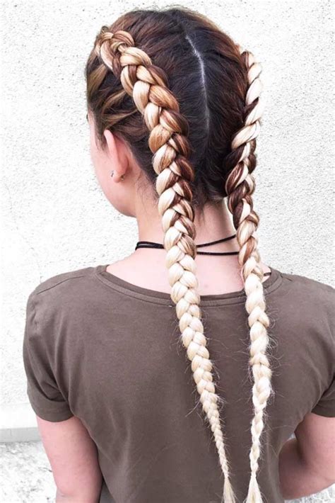Double Dutch Braids Are So Versatile So You Can Wear Them Cool Braid Hairstyles Thick Hair