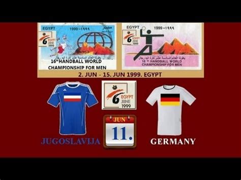 Nu misstänker slovenerna, som efter kryss i matchen åkte ur mästerskapet Handball Egypt 1999 Jugoslavija - Germany ex yu ex ju ...