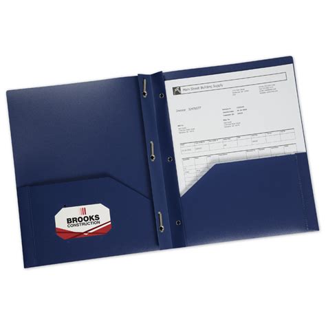 3 Prong Twin Pocket Presentation Folder Opaque 111742 S