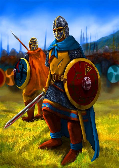 Late Saxon Heavy Swordsmen Saxon History Anglo Saxon History