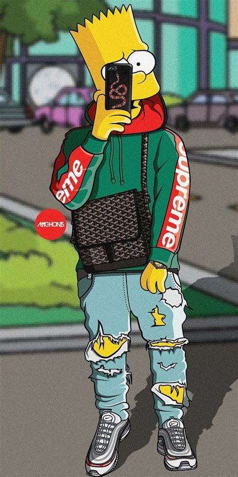 Los rasgos más destacados del carácter de bart son su picardía, rebeldía, falta de respeto por la autoridad, ingenio agudo y su capacidad de liderazgo. BART SiMPSON | Fundo de parede de tijolo, Skins para ...