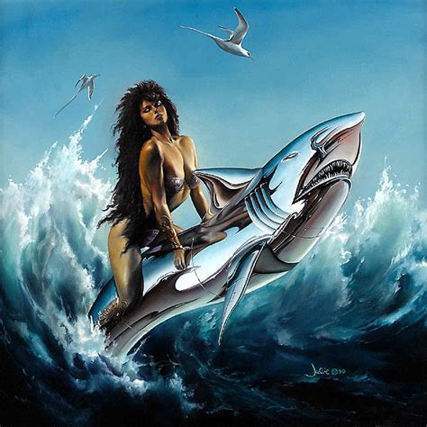 Metal Album Covers Featuring Sharks