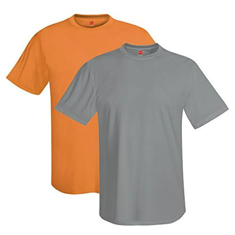 Hanes Hanes Mens Short Sleeve Cool Dri T Shirt Upf 50 Shbq Medium