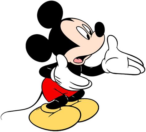 Mickey Shrugging Confused Topolino Paperino Artigianato Da Pagliaccio