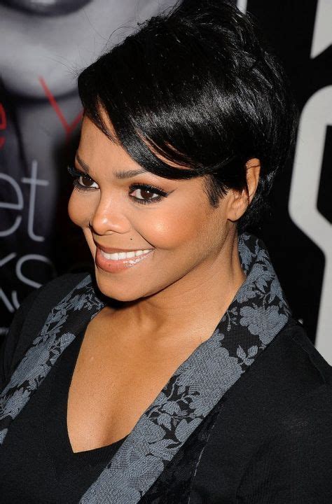 Janet Jacksons Sleek Short Do Janet Jackson Has Gone Short With A Cute Hairstyles For Short