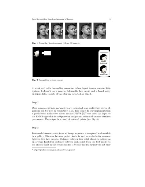 face recognition based on sequence of images deepai