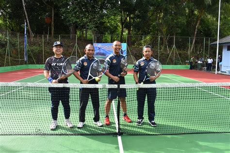 Turnamen Tenis Lapangan Danlantamal Iv Cup Resmi Dibuka Vision News