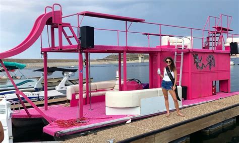 Incredible Pink Party Barge For 20 People In Peoria Arizona Getmyboat