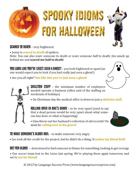 Vocabulaire Des Enfants Halloween En Anglais English Singing - Get in the spirit of Halloween with these spooky American English