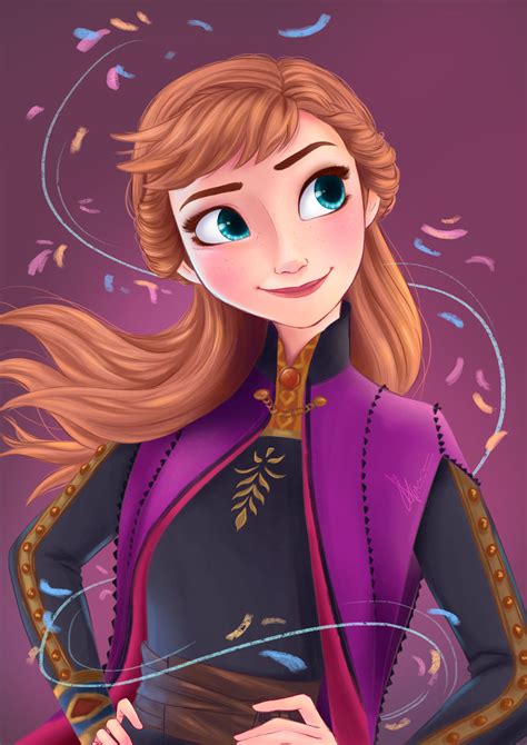 Anna Frozen 2 By Freesiasart On Deviantart Disney Princess Drawings
