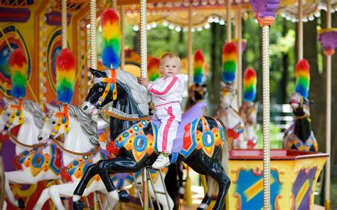 Children Carousels Wallpapers High Quality Download Free