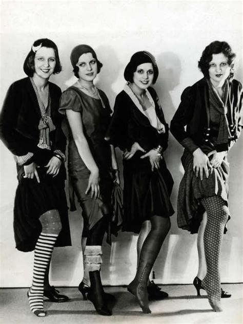 flapper girls started to get even more risqué with their stockings especially for a night out