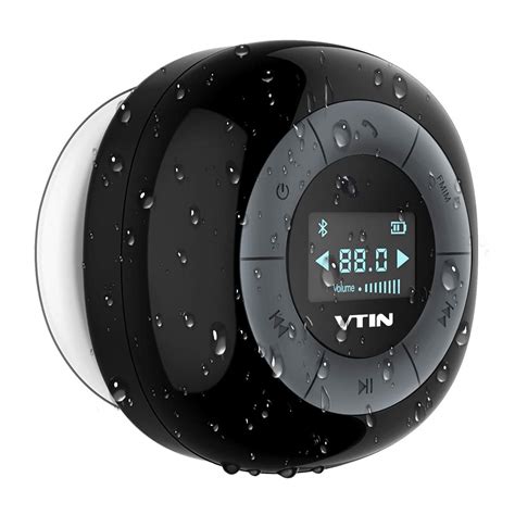 Vtin Relaxer Shower Speaker With Fm Radio Waterproof Bluetooth Shower