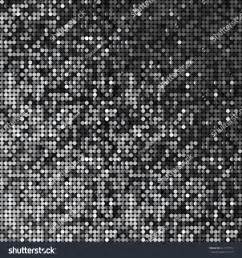 Seamless Background Shiny Silver Black Paillettes Stok İllüstrasyonu