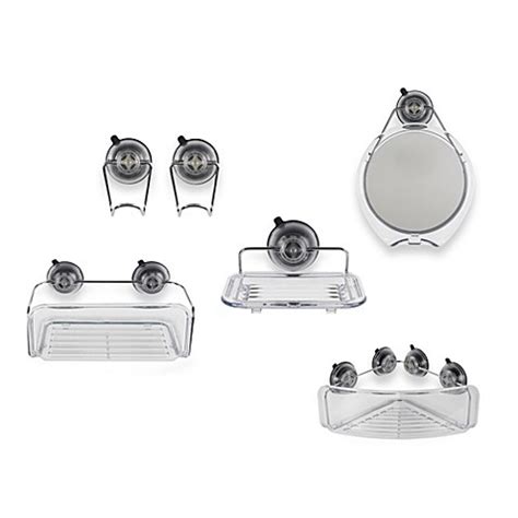 Oxo good grips bathroom storage suction caps, set of 3. OXO Good Grips® Suction Bath Accessories - Bed Bath & Beyond