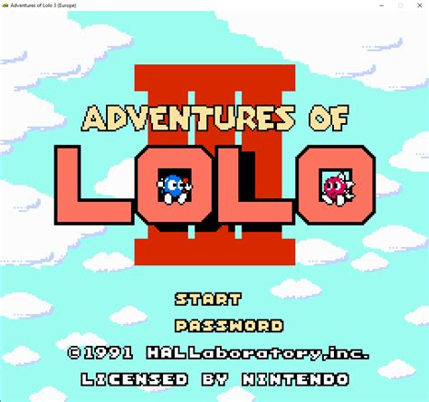 Adventures Of Lolo 3 On The Nes Try Retro Games