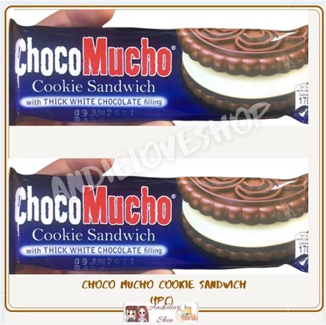 Food Choco Mucho Cookies White Choco And Doble Choco 1 Per Piece