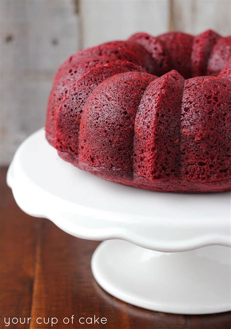 Red Velvet Sour Cream Bundt Cake Your Cup Of Cake