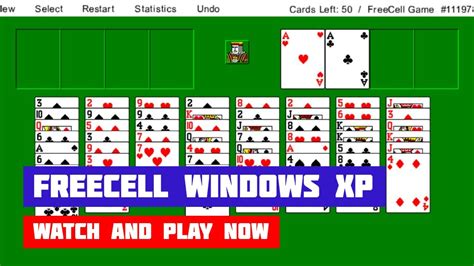 Freecell Windows Xp · Game · Gameplay Youtube