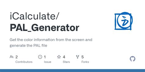 Github Icalculatepalgenerator Get The Color Information From The