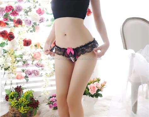 Japanese Style New Pearl Massage G String Sexy Lace Thong G String