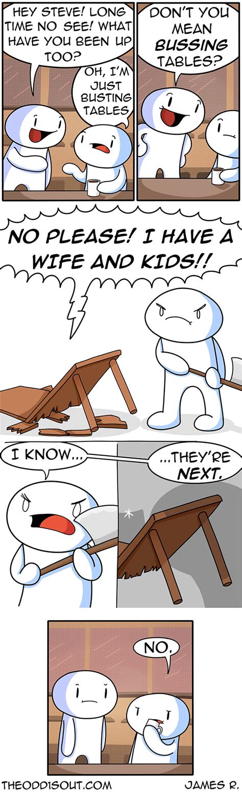 71 Funny And Sometimes Dark Comics By Theodd1sout Bored Panda