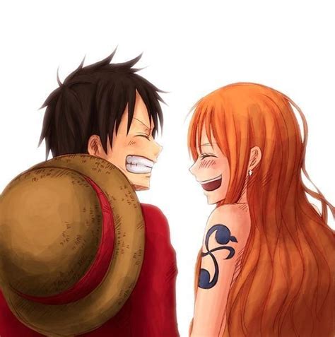 Monkey D Luffy And Nami One Piece Casal Anime Anime E One Piece