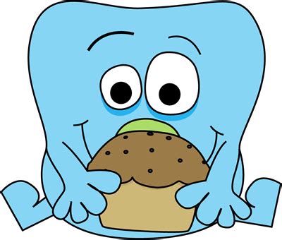 Monster with a Muffin Clip Art - Monster with a Muffin ...