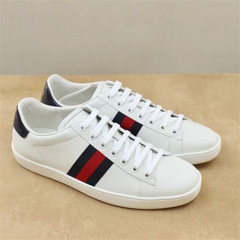 Jual Gucci Sneaker Ace White With Blue Red Stripe Women Indonesia