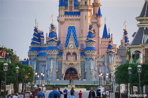 First Jewel Decorations Installed On Cinderella Castle For Disney World