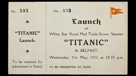 Titanic Treasures Rare Memorabilia Set To Hit The Auction Block Rms