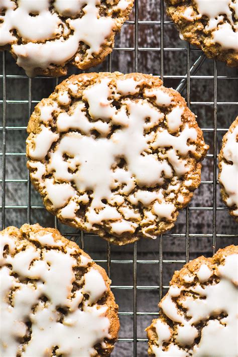 My boys (including my husband) all loved them. Maple Glazed Oatmeal Cookies | The View from Great Island