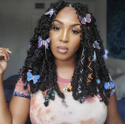 25 Butterfly Locs Hairstyle Ideas And Colors You Need To Try Faux Locs